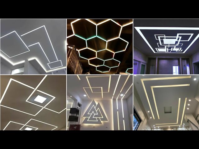 Strip Lights False Ceiling Interior